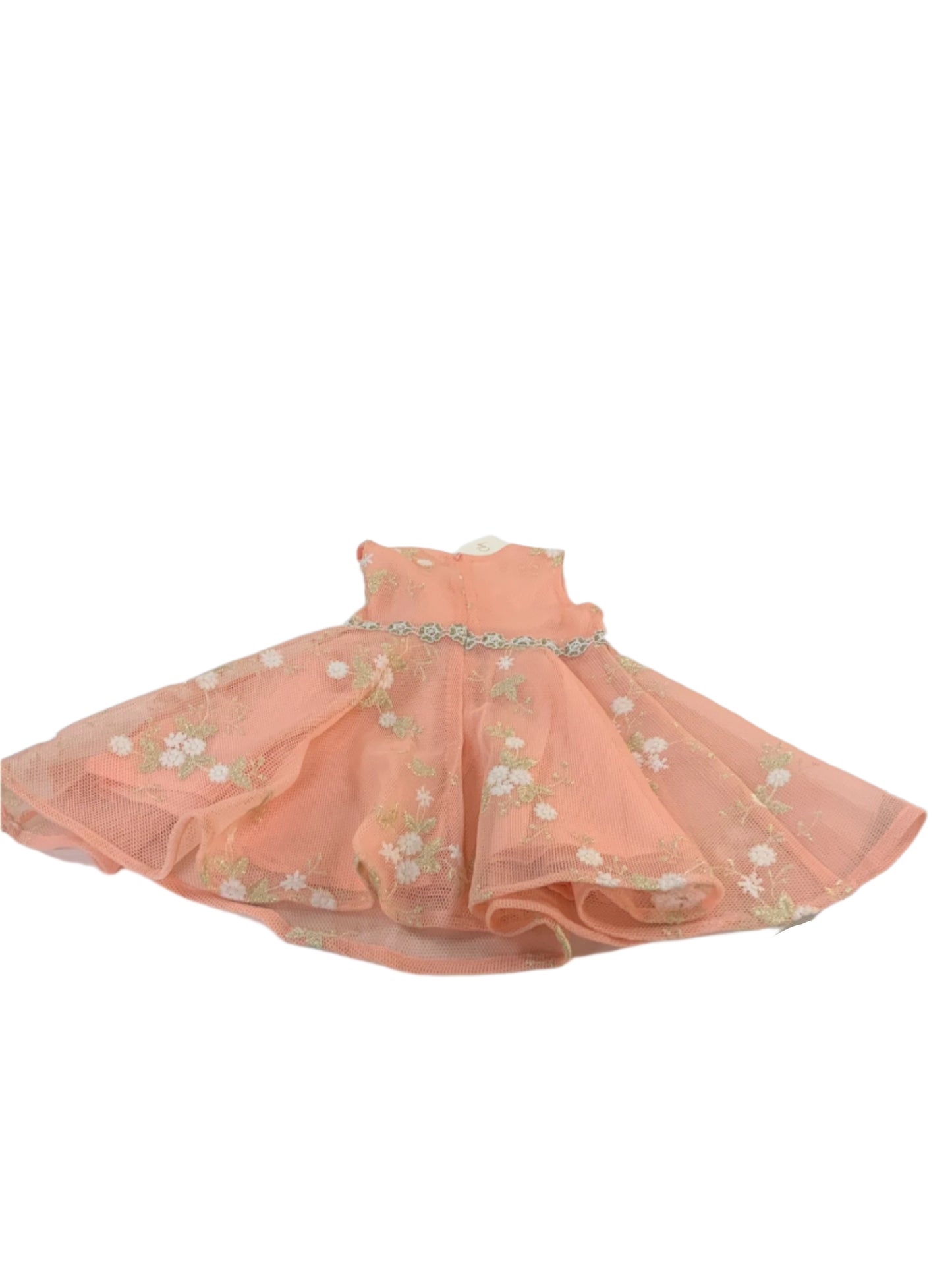 Doe A Dear Pink Lace Floral Dress -Pink