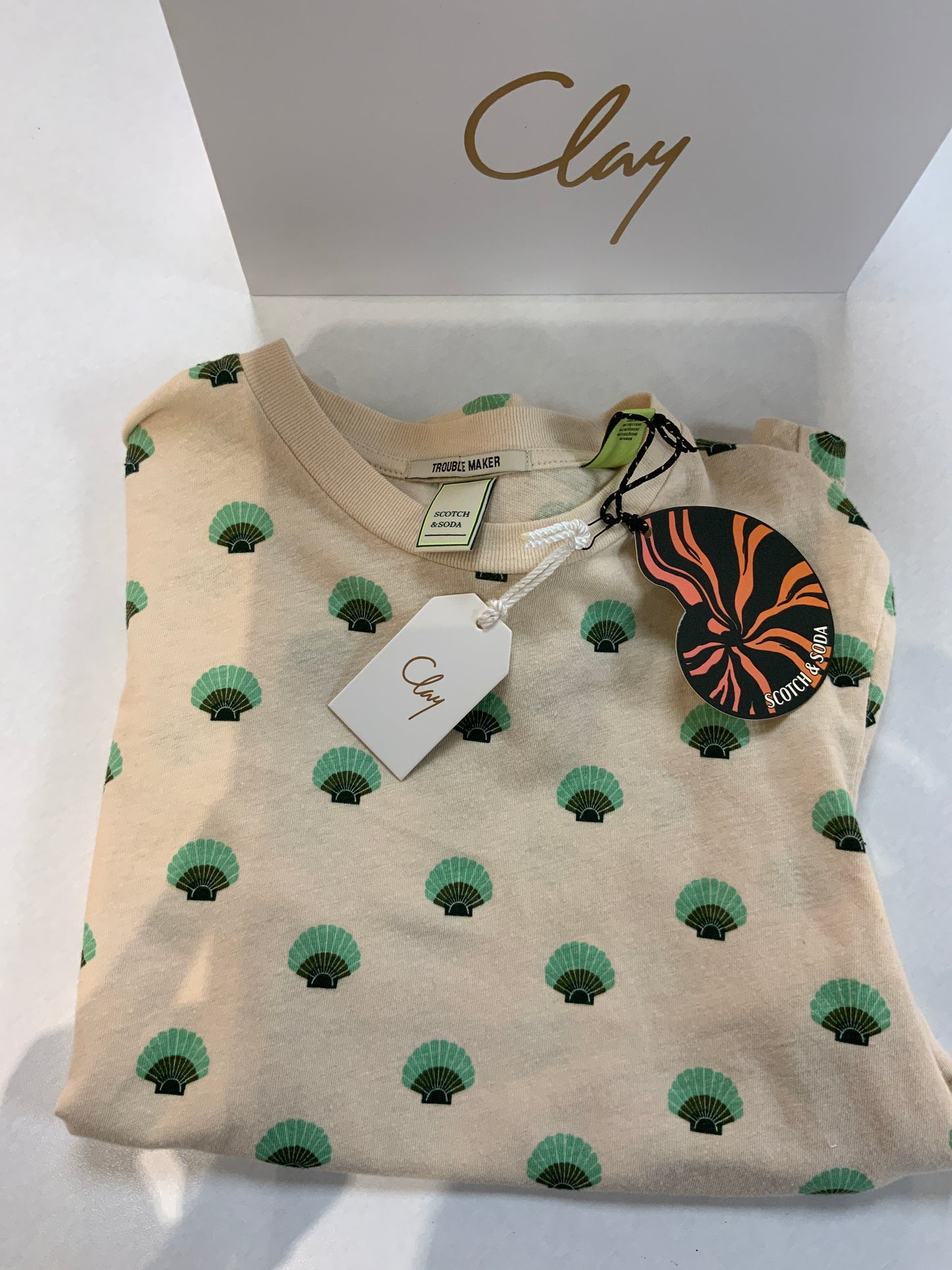 Scotch & Soda Trouble Maker Seashells T-shirt