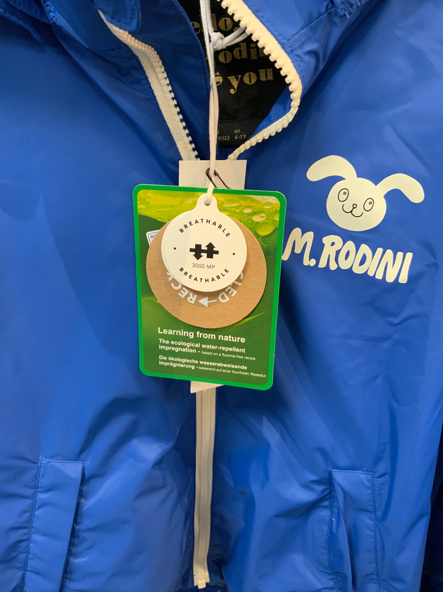 Mini Rodini Windbreaker Blue