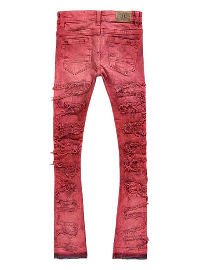 Jordan Craig Oasis Stacked Red Denim