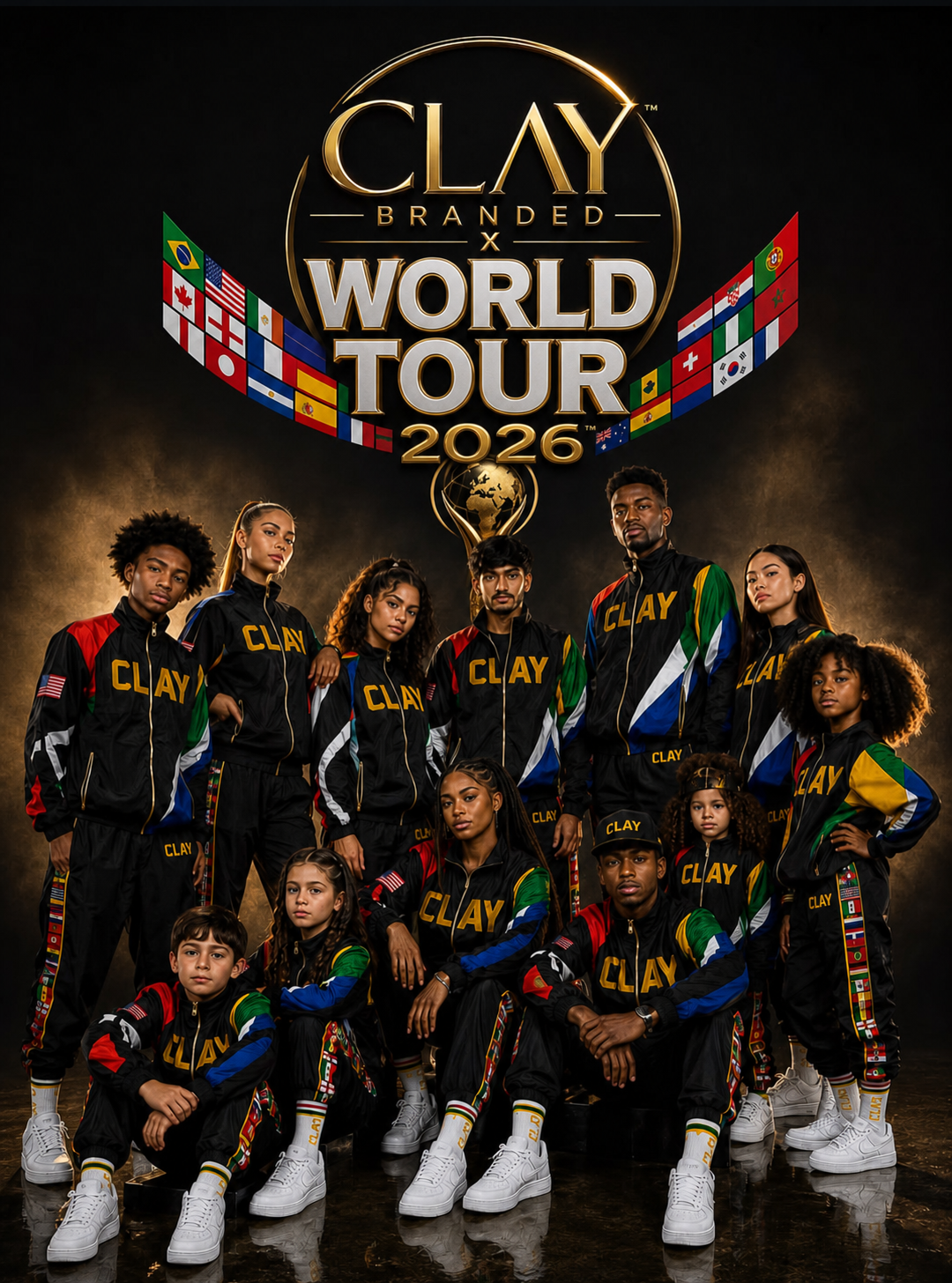 Clay Branded World Tour 2026 campaign