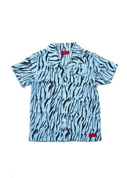 Haus of Jr Blue Tropics Button Up