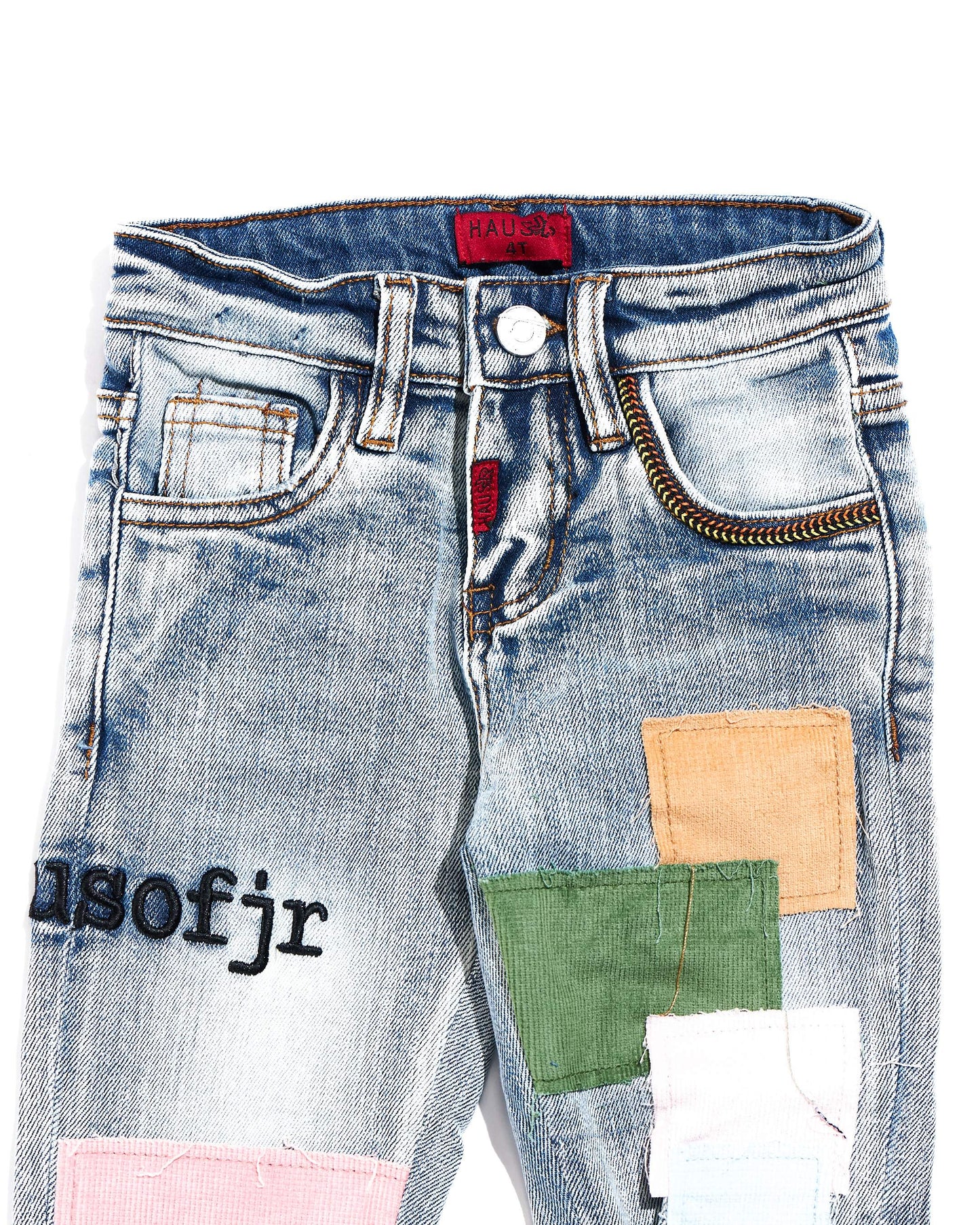 Shtëpia e JR Keanu Denim Blue Patchwork