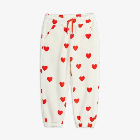 Mini Offwhite Heart Trousers