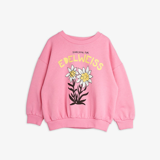 Mini Pink Edelweiss Sweatshirt