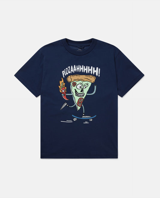 Stella McCartney Navy Pizza Skater Tee