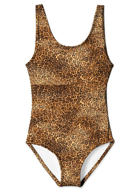 Stella Cove cheetah tank with stripe