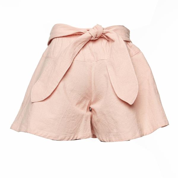 DOE PINK TIE SHORTS