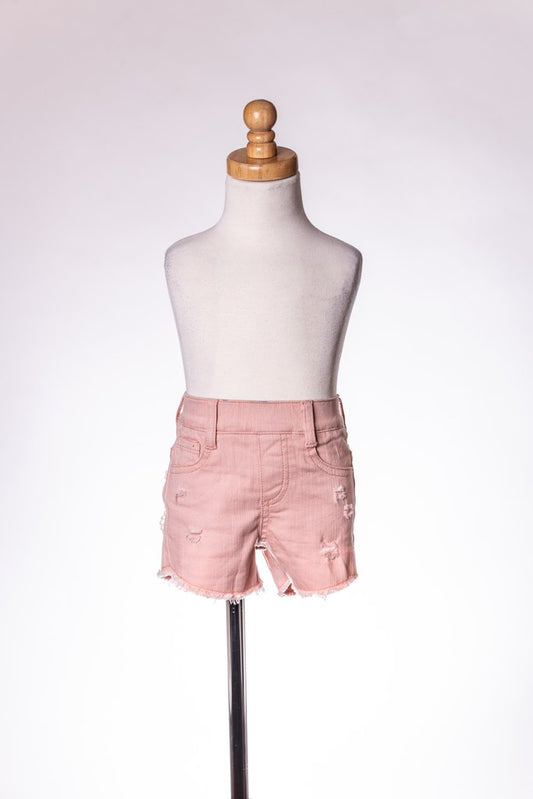 SHORT VAQUERO ENCAJE ROSA ML