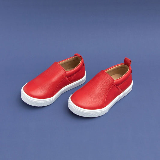 Zapatos sin cordones de cereza