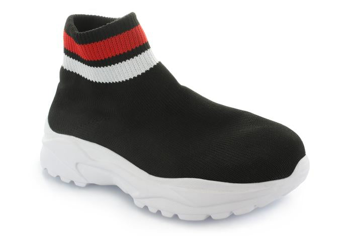 Jules Stripe High Top Black