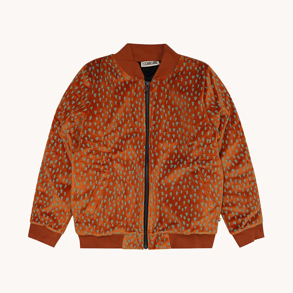 CarlQ Mountain Air Sparkle Bomber Jacket