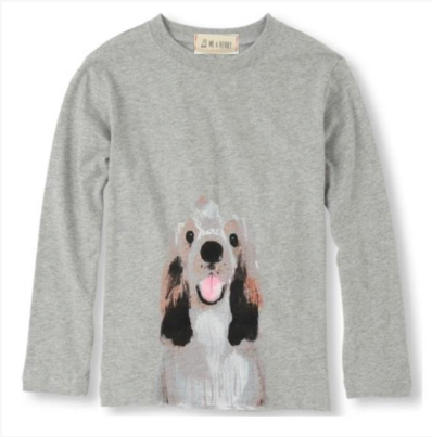 Me & Henry Long Sleeve TEE Grey