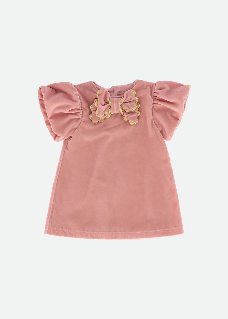 Angels Face Zoey Tea Rose Velvet Dress