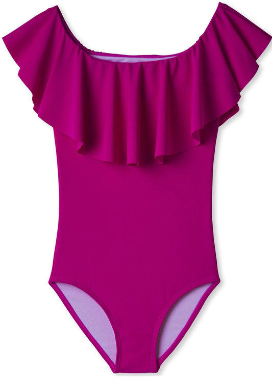 Bañador Morado Neón para Niña