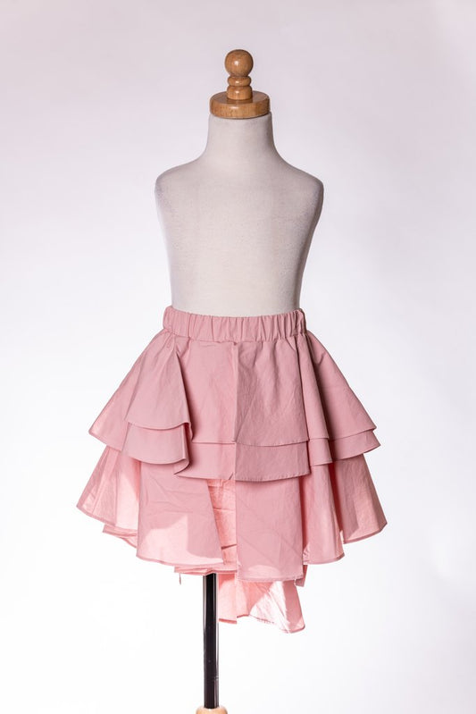 BLUSH SUPER RUFFLE SKIRT ML