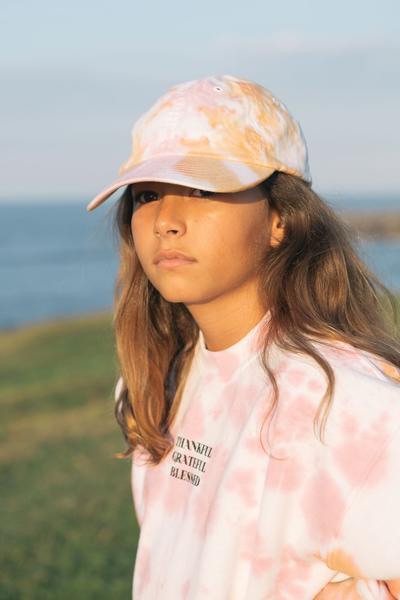 Port Pink Tie Dye Baseball Cap