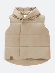 OMAMI Beige Unisex Puffer Vest