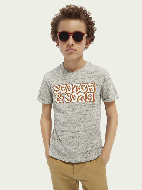 Scotch & Soda Logo Artwork Tee